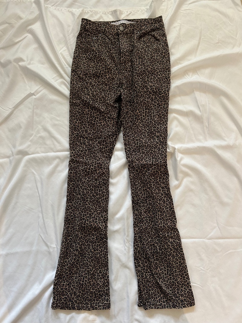 Cheetah Flare jeans